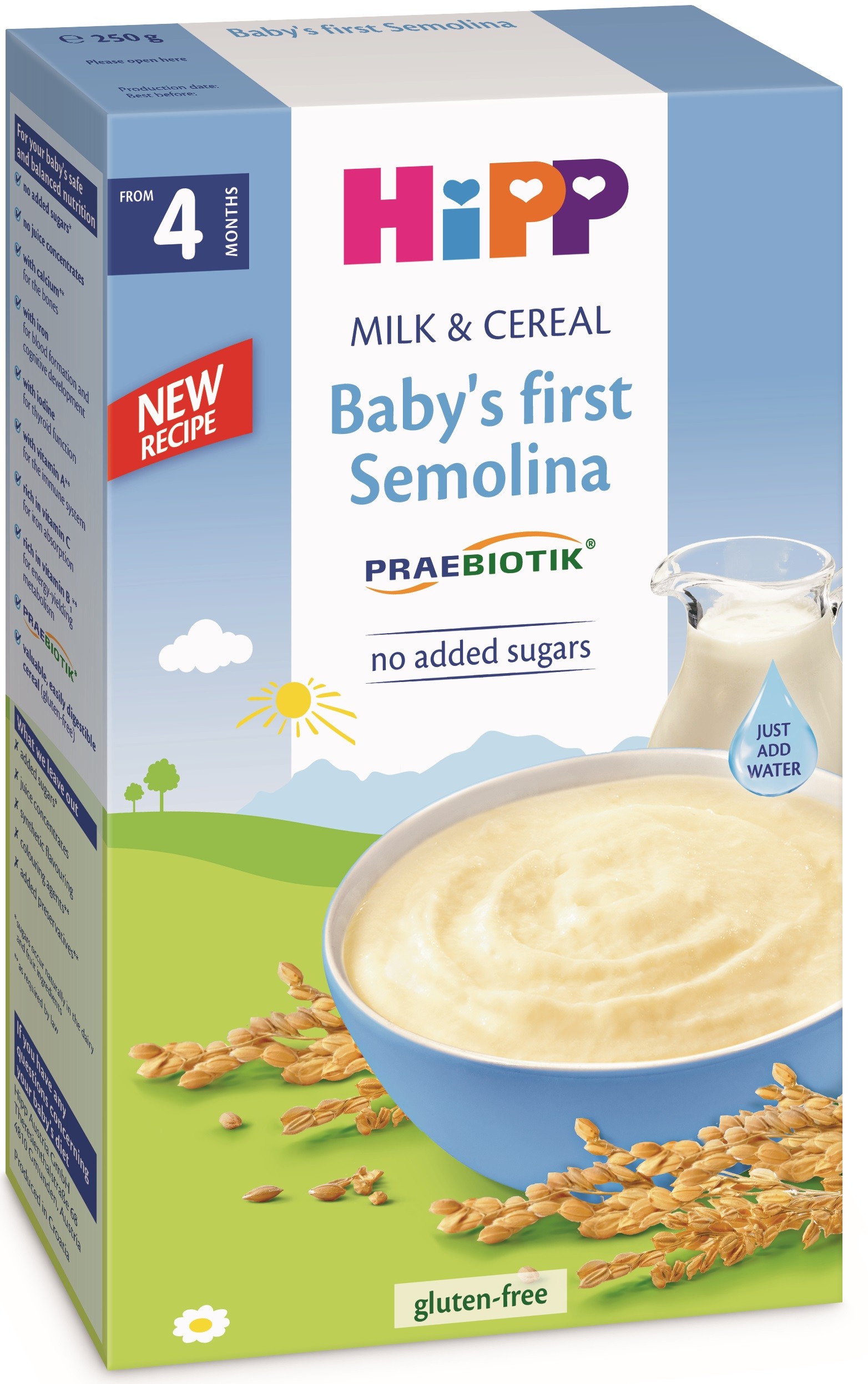 HIPP ПРЕБИОТИК ИНСТАНТНА КАША "ПЪРВАТА КАША НА БЕБЕТО" 4м 2951
