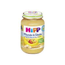 HIPP BIO ПЪЛНОЗЪРНЕСТА КАША С ЯБЪЛКИ И БАНАНИ 190g 4803
