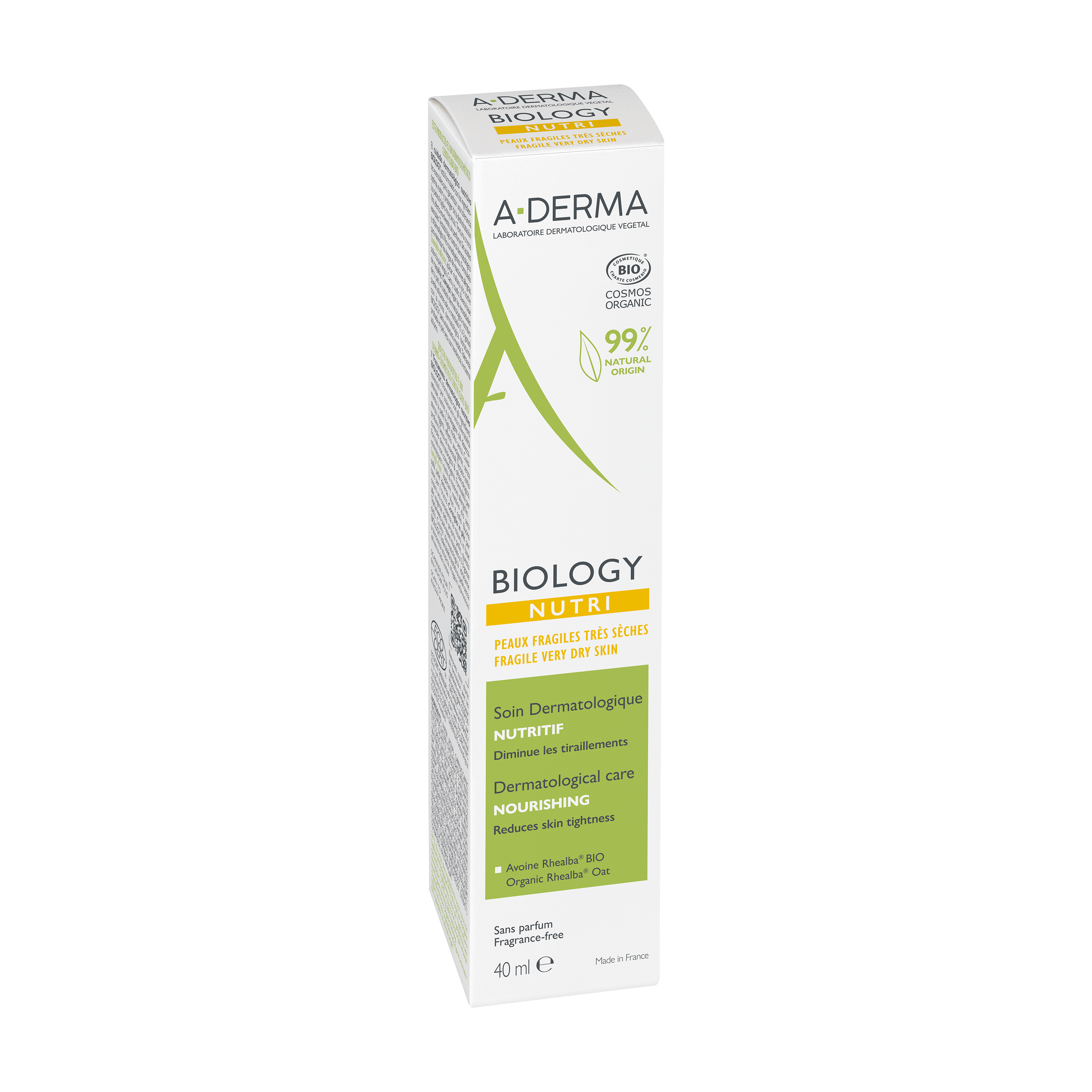 A-DERMA BIOLOGY NUTRI дерматологична подхранваща грижа 40ml
