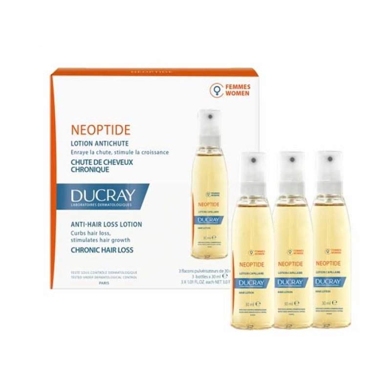 DUCRAY NEOPTIDE лосион п/в хроничен косопад 3 x 30ml
