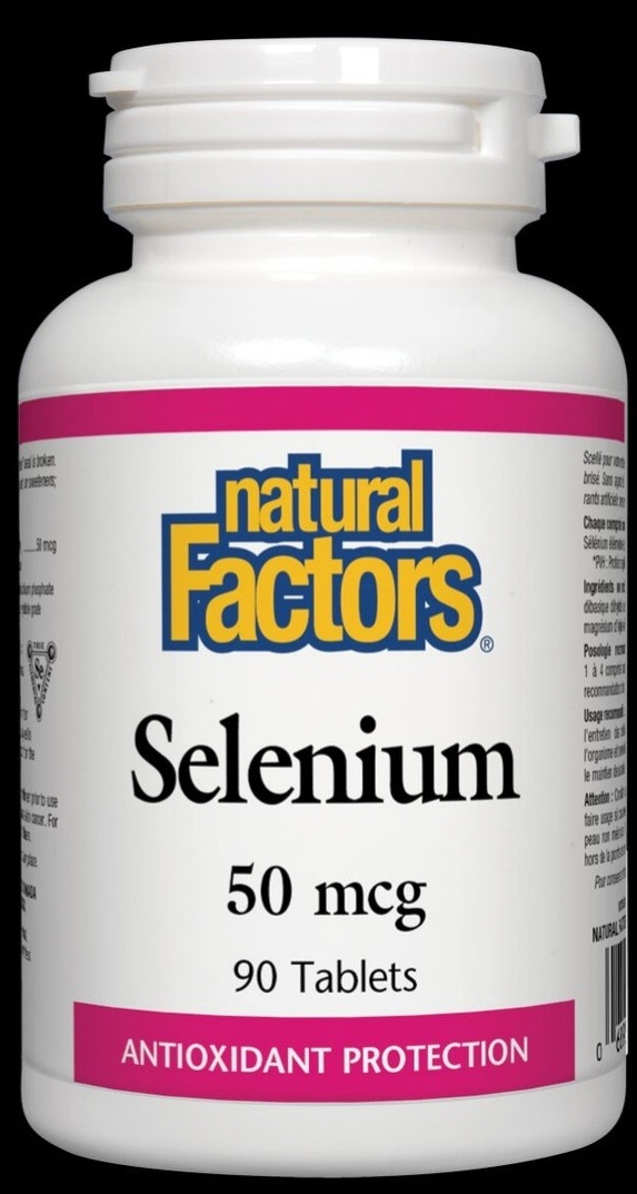 NATURAL FACTORS SELENIUM 50mcg x 90 tabl