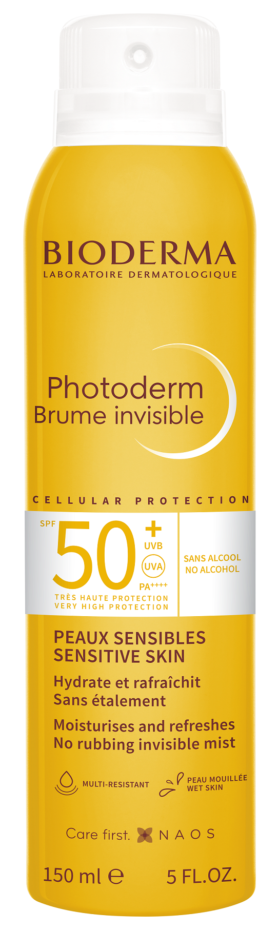 BIODERMA PHOTODERM SPF50+ Слънцезащитен прозрачен спрей за чувствителна кожа спрей 150ml