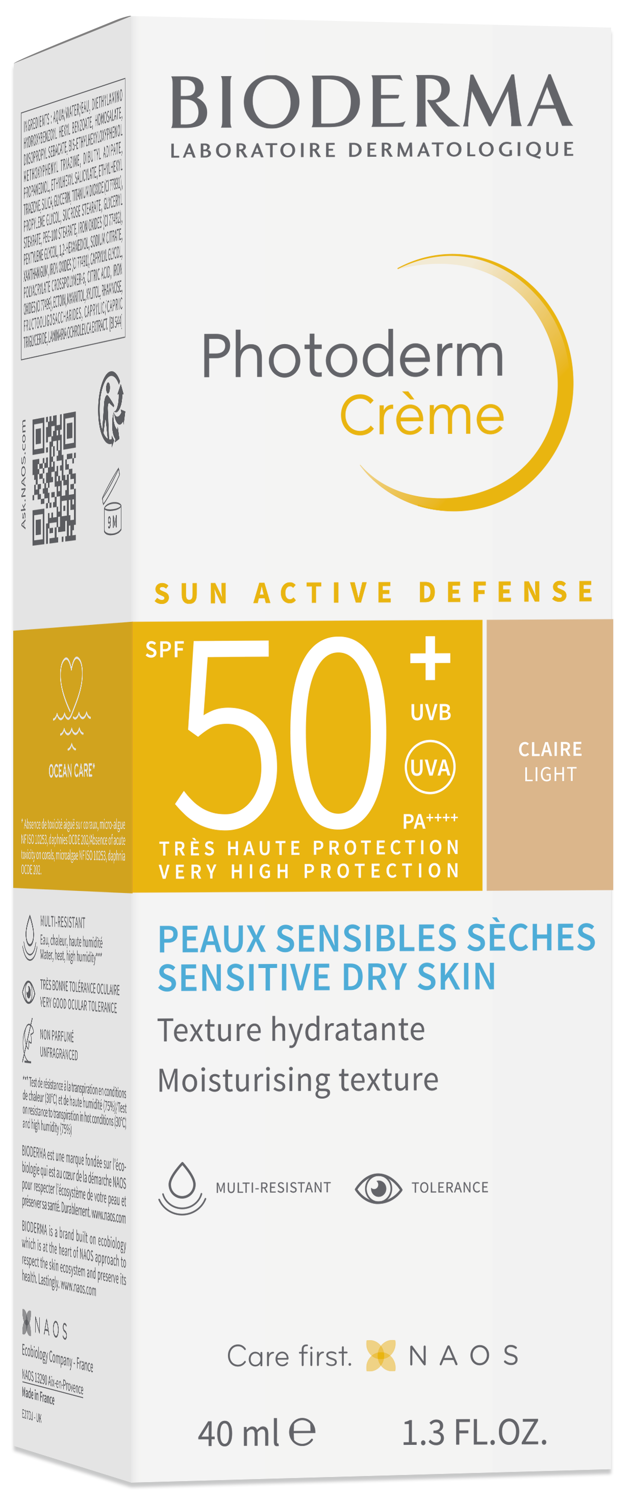 BIODERMA PHOTODERM SPF50+ Слънцезащитен оцветен крем 40ml