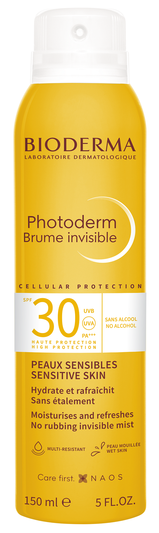 BIODERMA PHOTODERM SPF30 Слънцезащитен прозрачен спрей за чувствителна кожа 150ml