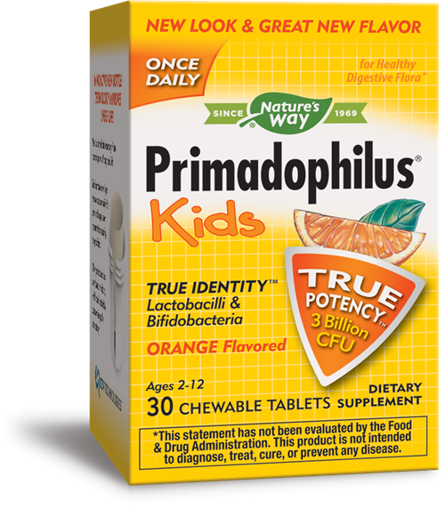 NATURES WAY PRIMADOPHILUS KIDS портокал x 30 tb