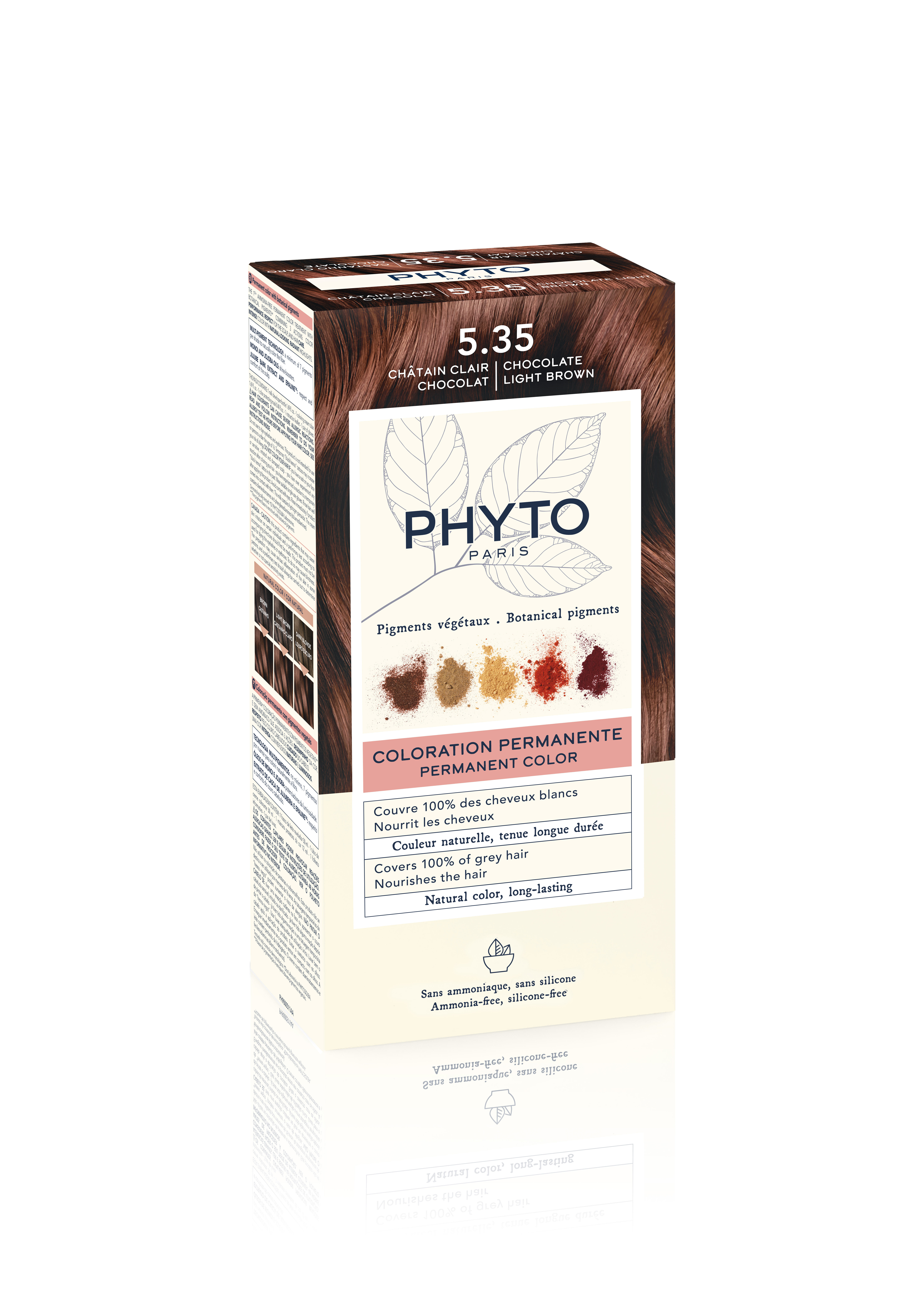 PHYTO PHYTOCOLOR боя за коса N5.35 Светъл шоколад