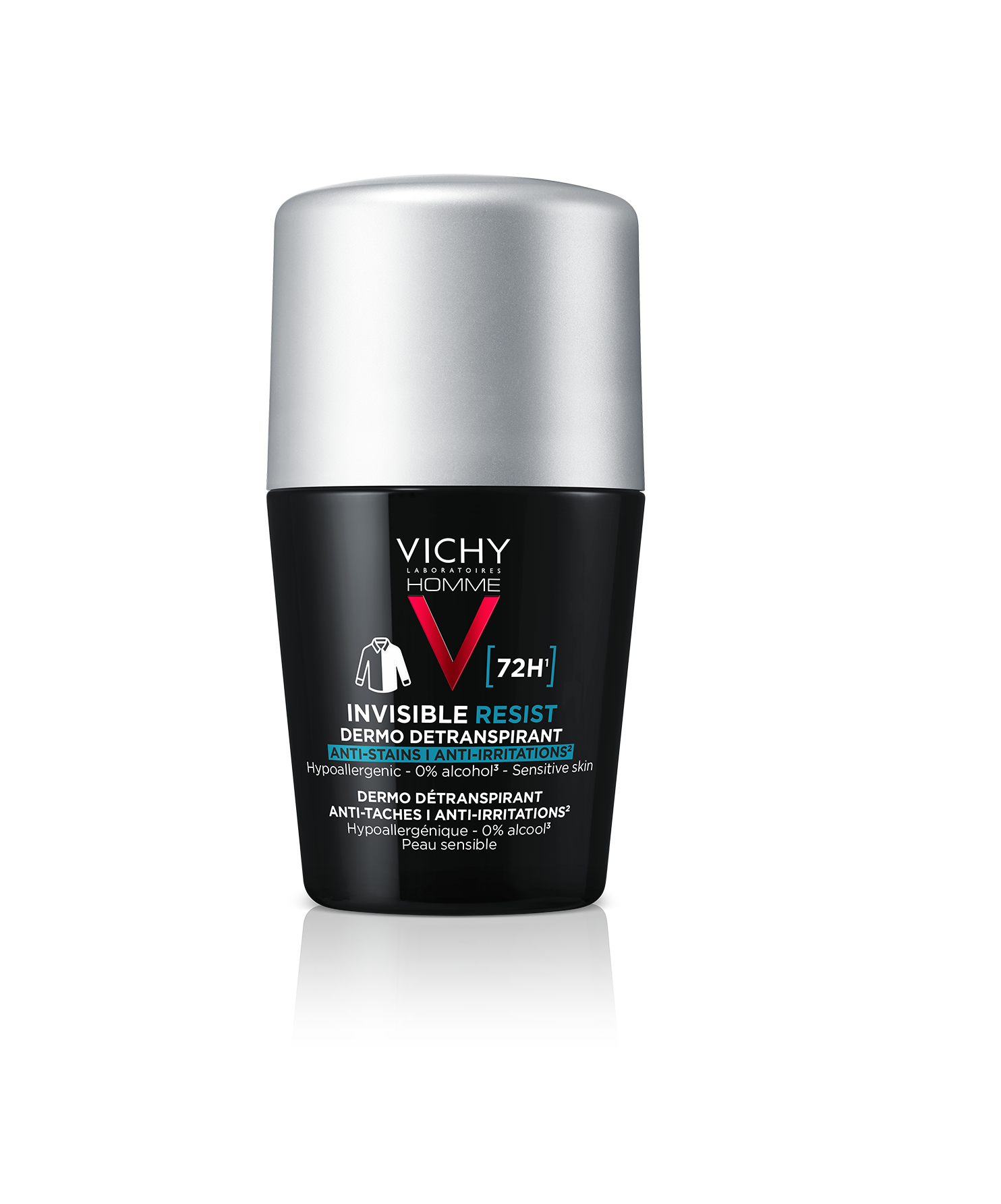 VICHY HOMME рол-он против петна и раздразнения 72h 50ml