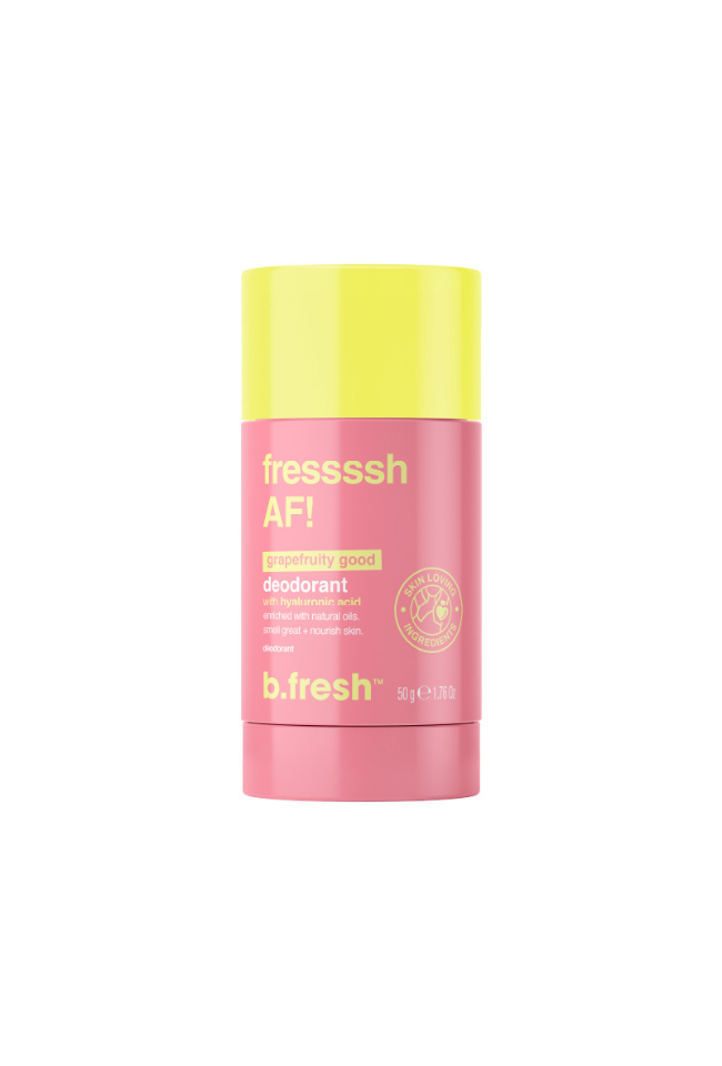 B.FRESH ДЕО СТИК fressssh AF grapefruity good, с екстракт на грейпфрут и хеалуронова киселина, 50 гр