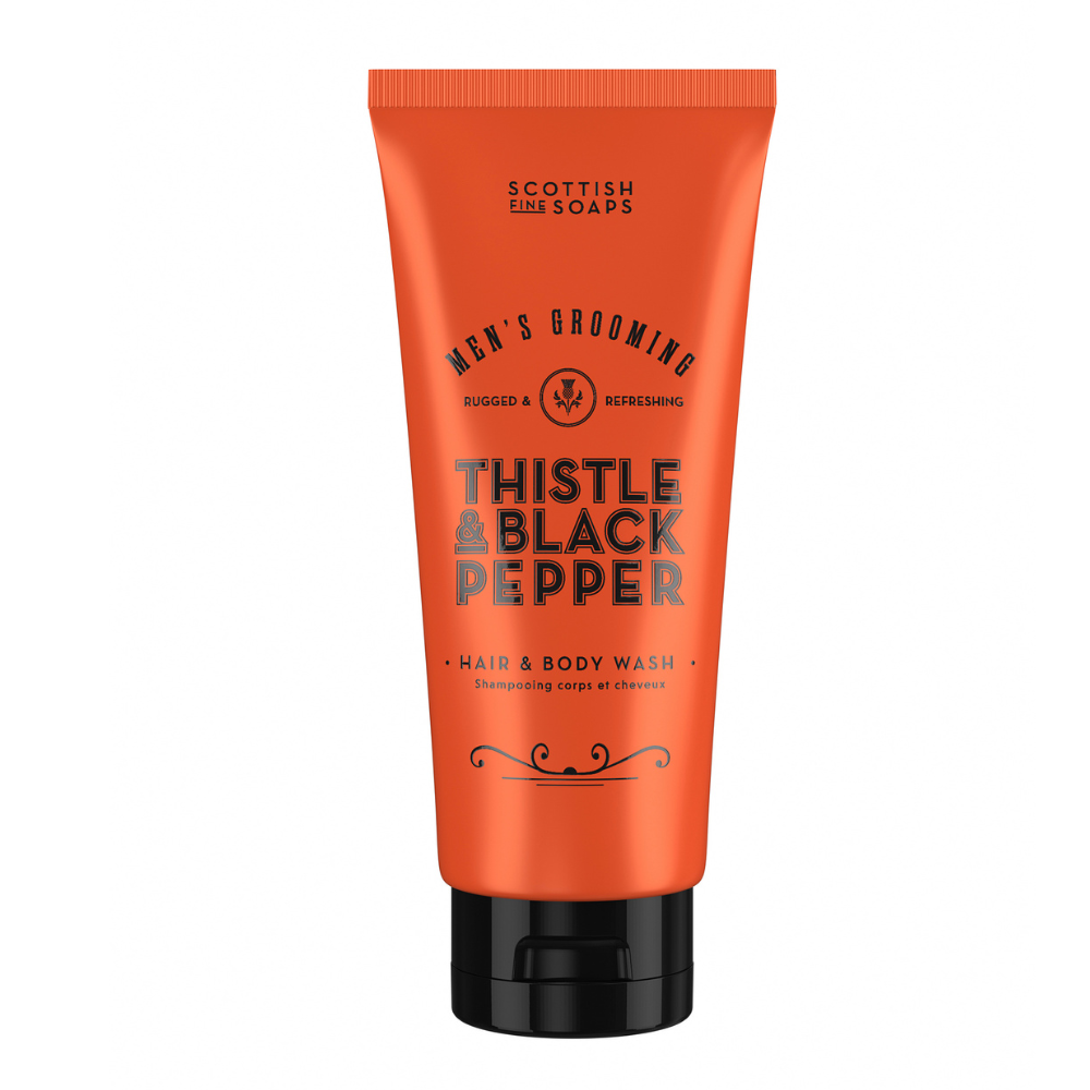 SCOTTISH FINE SOAPS Трън и Пипер, Шампоан за коса и тяло за мъже 200 ml