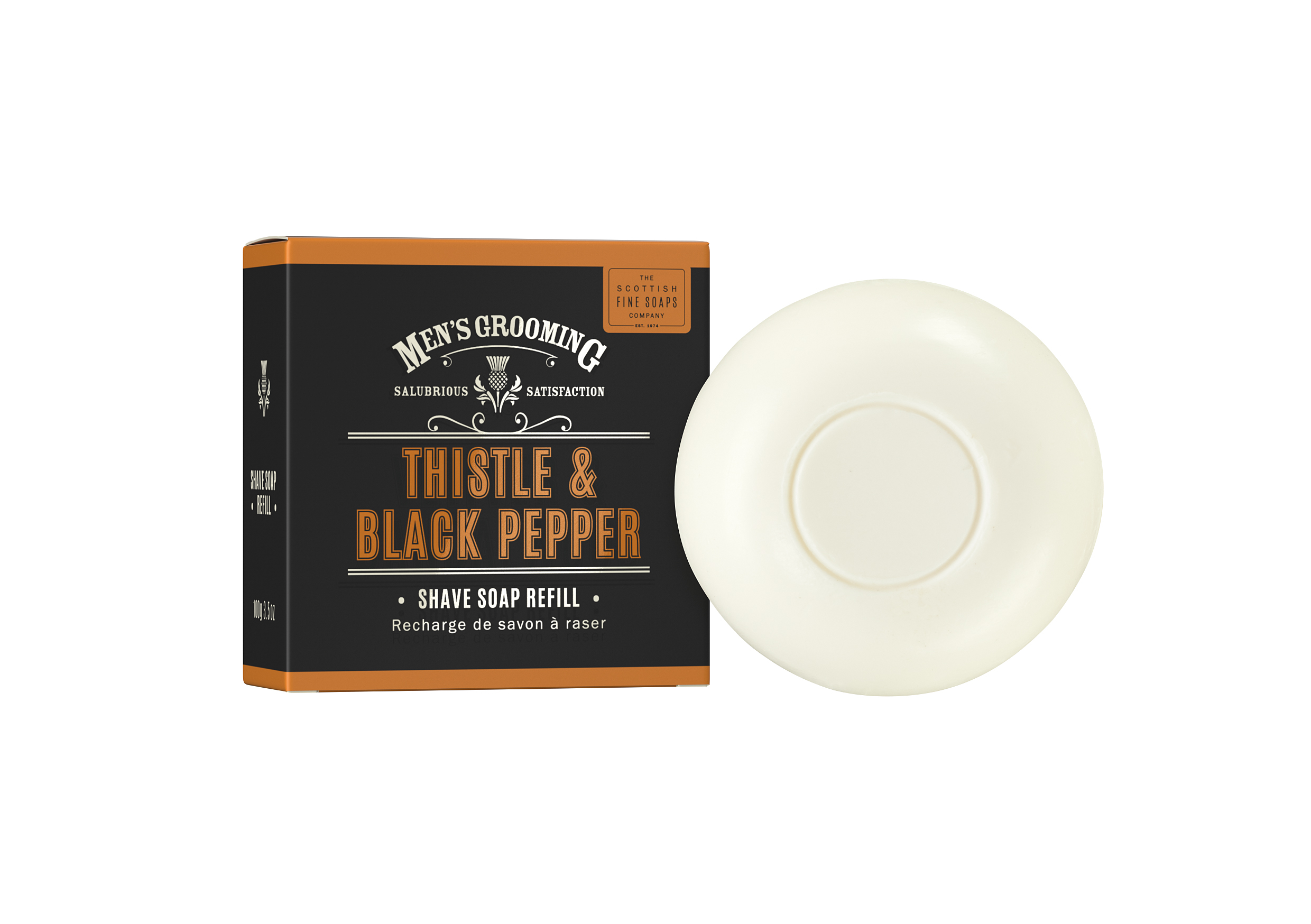 SCOTTISH FINE SOAPS Сапун за бръснене "Трън и Пипер" 100g