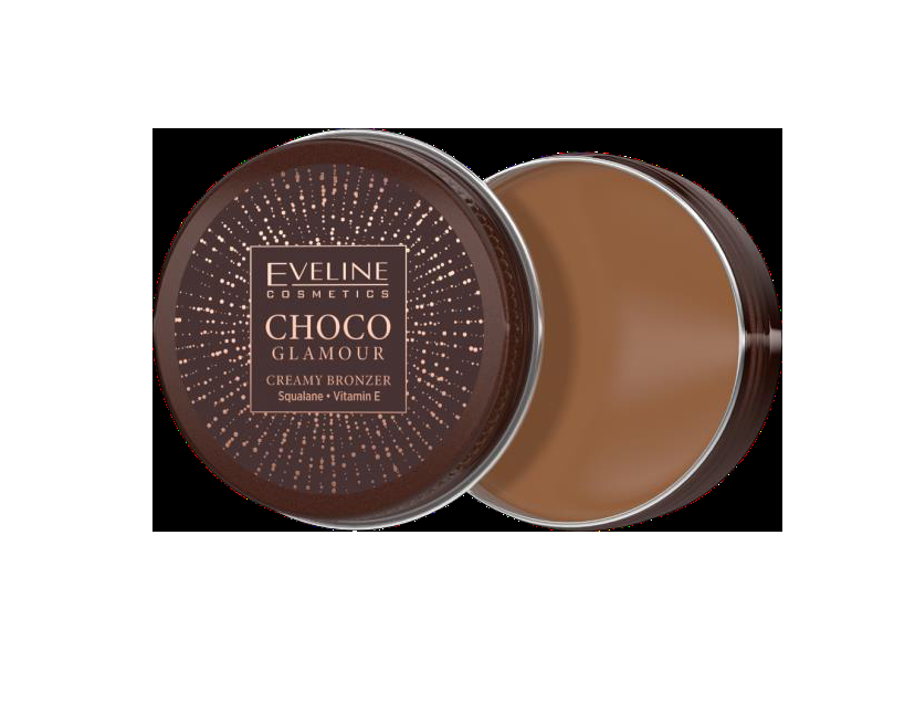 EVELINE CHOCO GLAMOUR CREAMY BRONZER N01 Крем бронзант за контуриране на лицето 20g