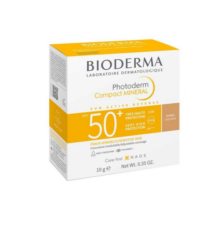 BIODERMA PHOTODERM MINERAL GOLDEN SPF50+ Слънцезащитна минерална пудра златист цвят 10g