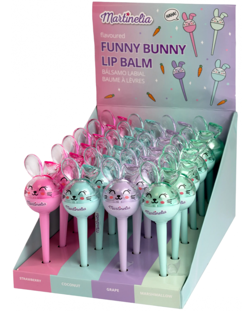 MARTINELIA 90078 Балзам за устни Funny Bunny