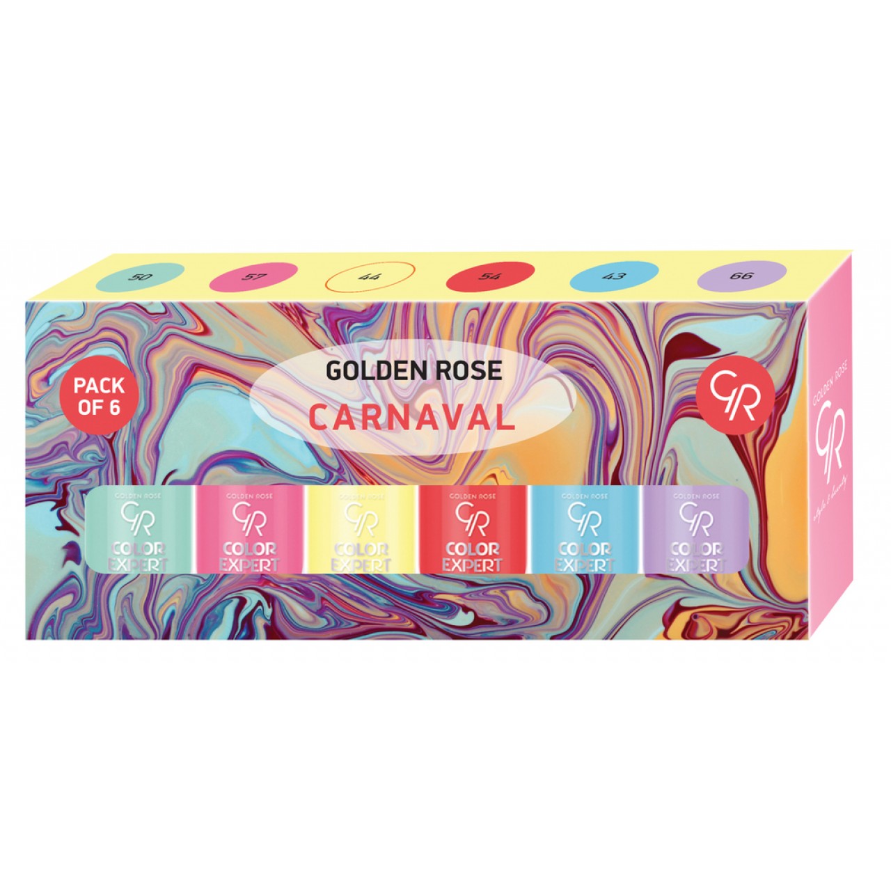 GOLDEN ROSE  Комплект лак за нокти COLOR EXPERT CARNAVAL