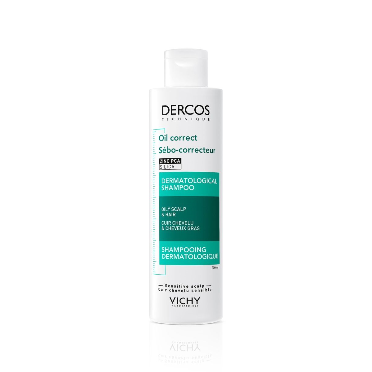 VICHY DERCOS OIL CORRCT шампоан за коса при прекомерно омазняване 200ml