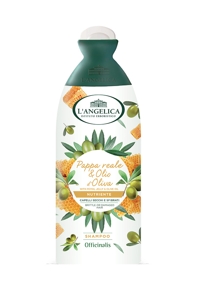 L'ANGELICA OFFICINALIS подхранващ шампоан с пчелно млечице и масло от маслина 250ml