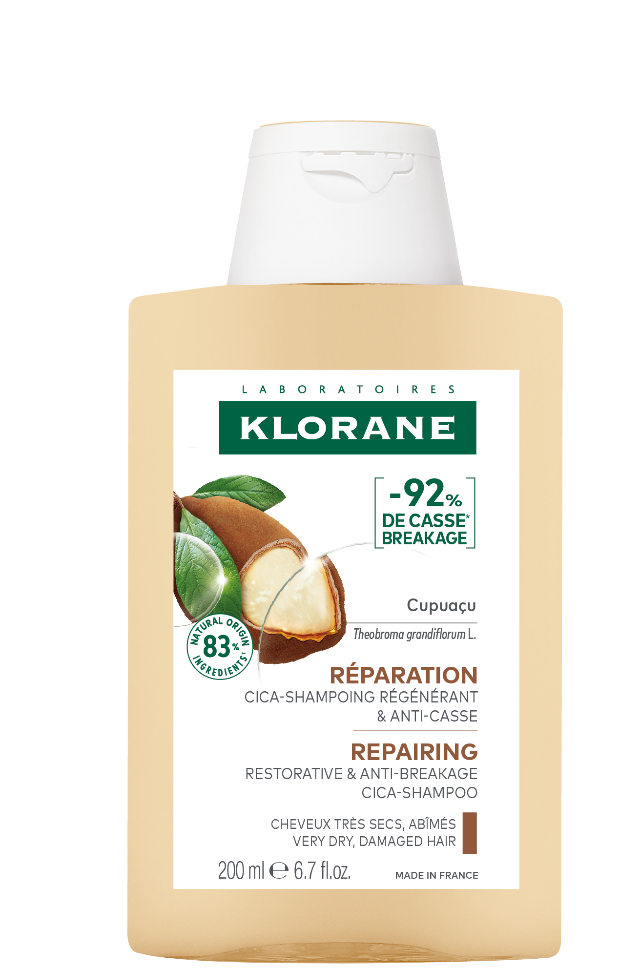 KLORANE Шампоан подхранващ с масло от купуасу 200ml