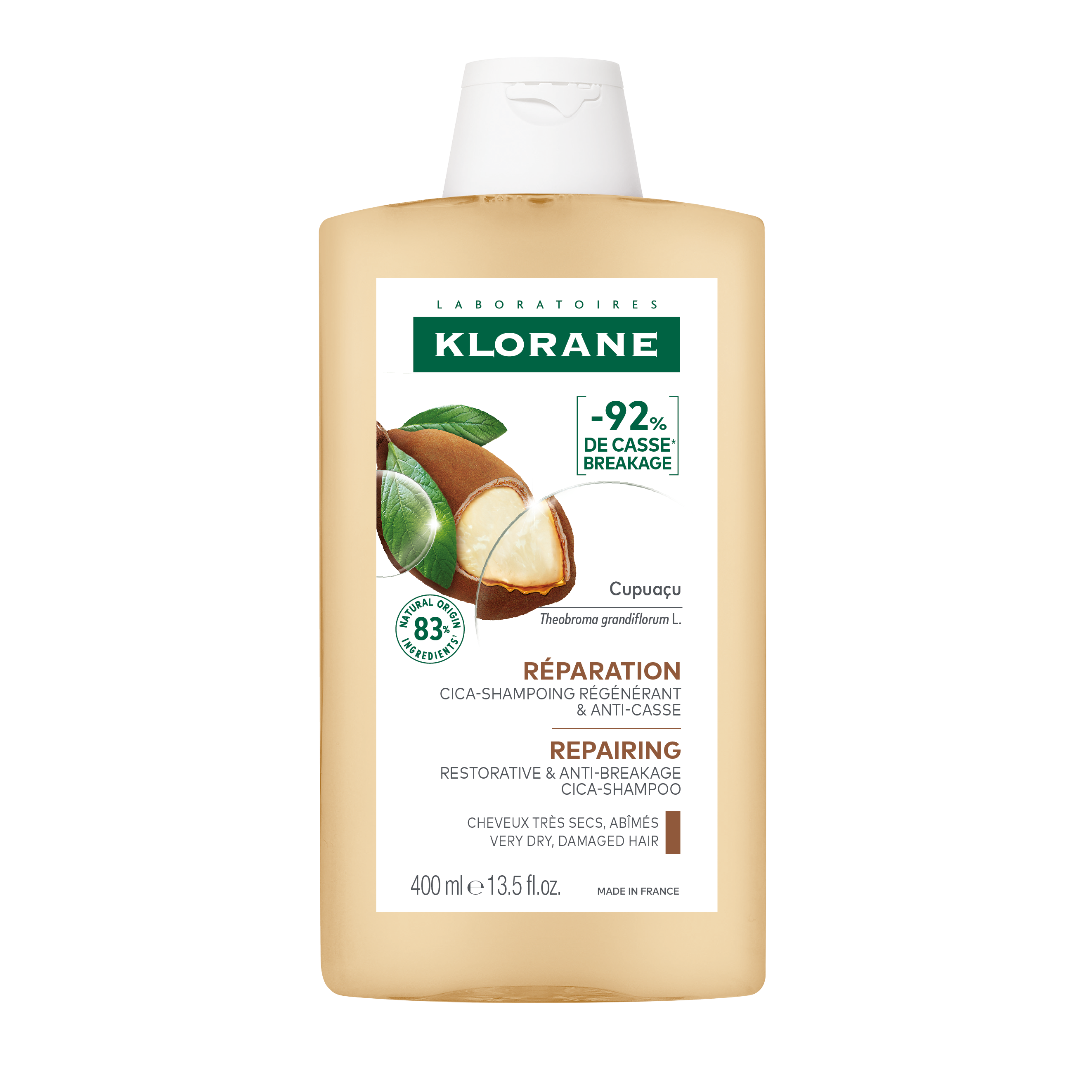 KLORANE Шампоан подхранващ с масло от купуасу 400ml