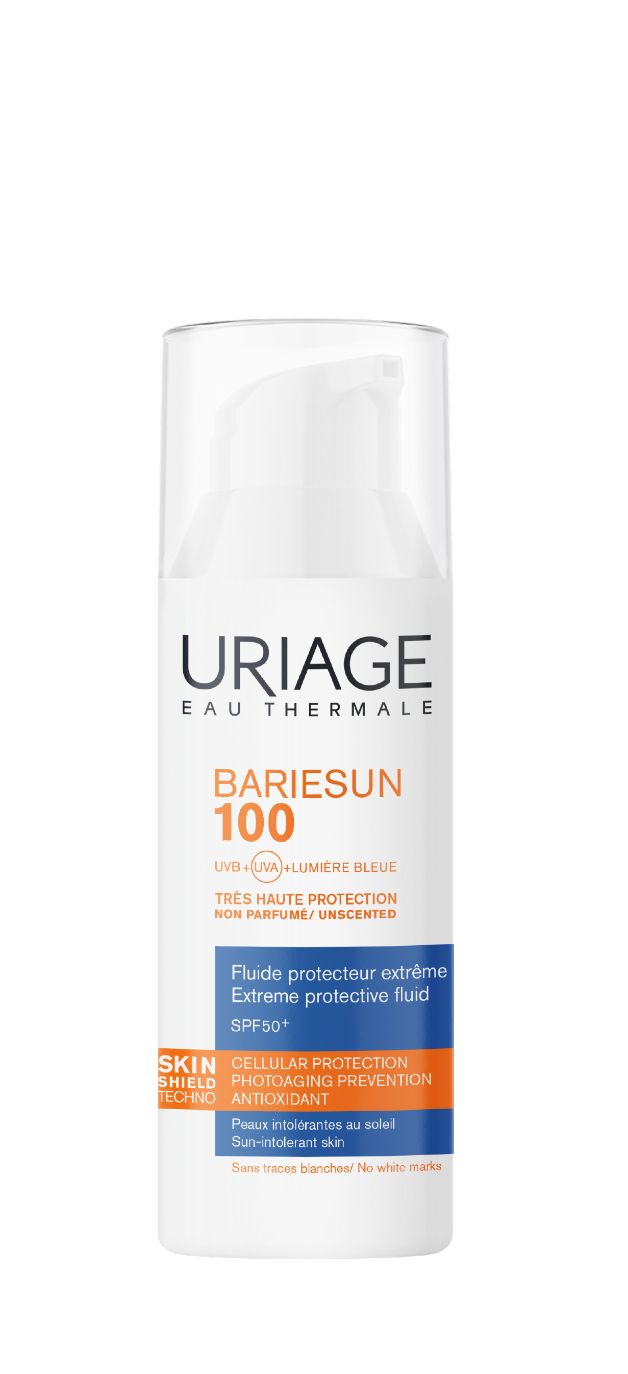 URIAGE BARIESUN SKIN SHIELD флуид 100 за екстремна защита SPF50+ 50ml