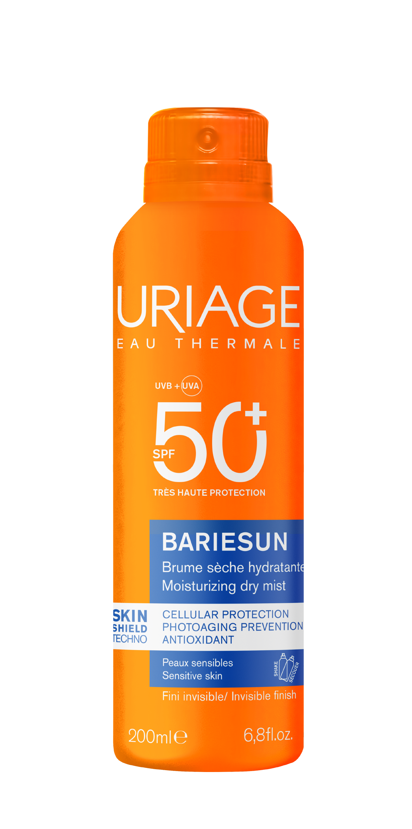 URIAGE BARIESUN SKIN SHIELD аерозол висока защита SPF50+ 200ml