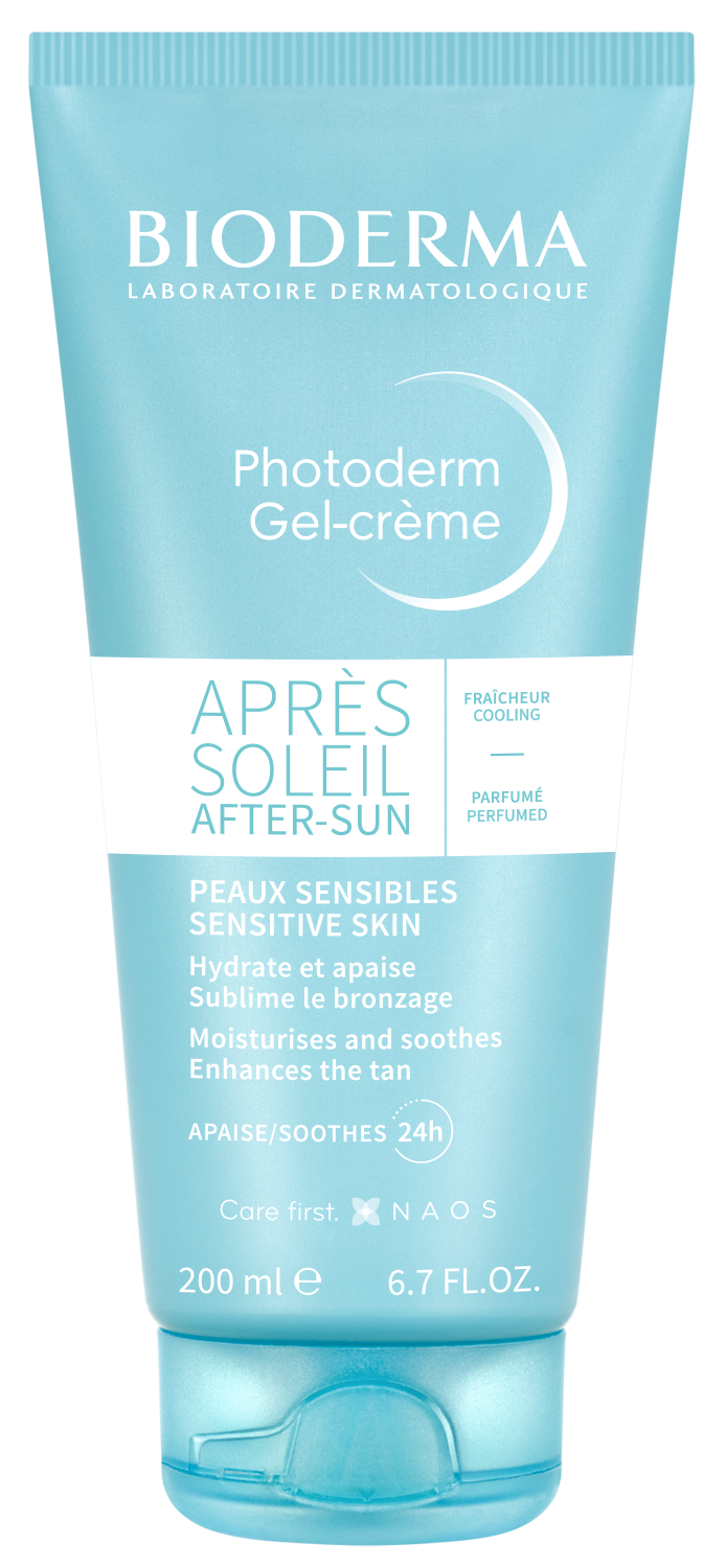 BIODERMA PHOTODERM APRES-SOLEI Освежаващ гел-крем за след слънце за чувствителна кожа 200ml промо цена