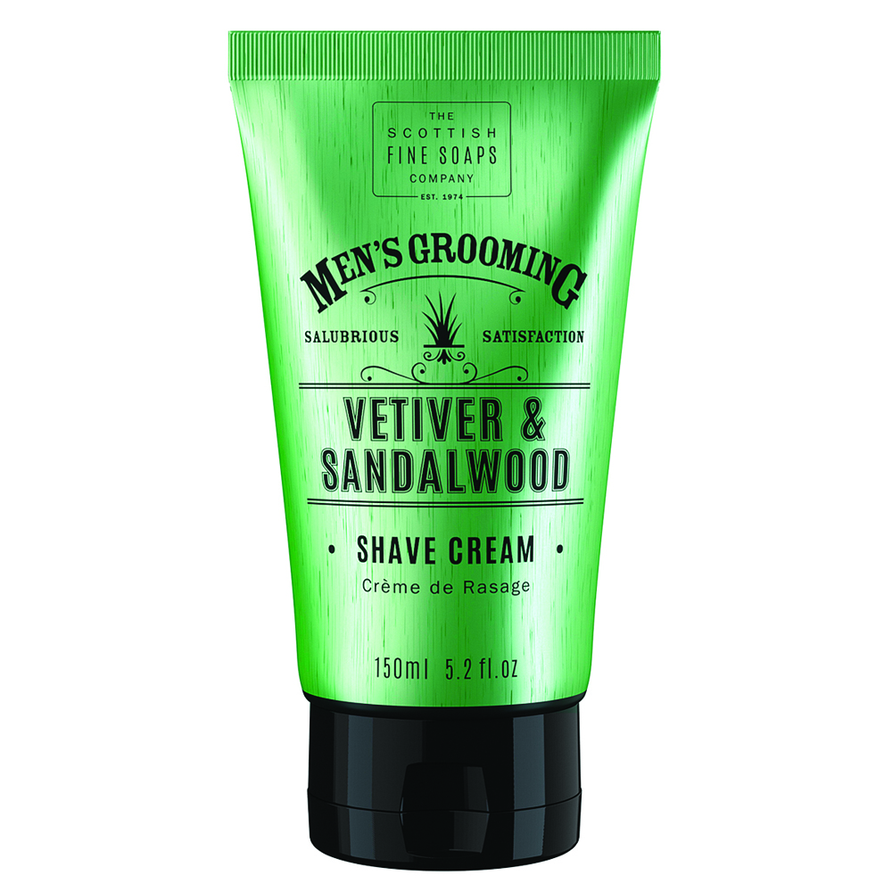 SCOTTISH FINE SOAPS Ветивер и Сандалово дърво, Крем за бръснене 150 ml