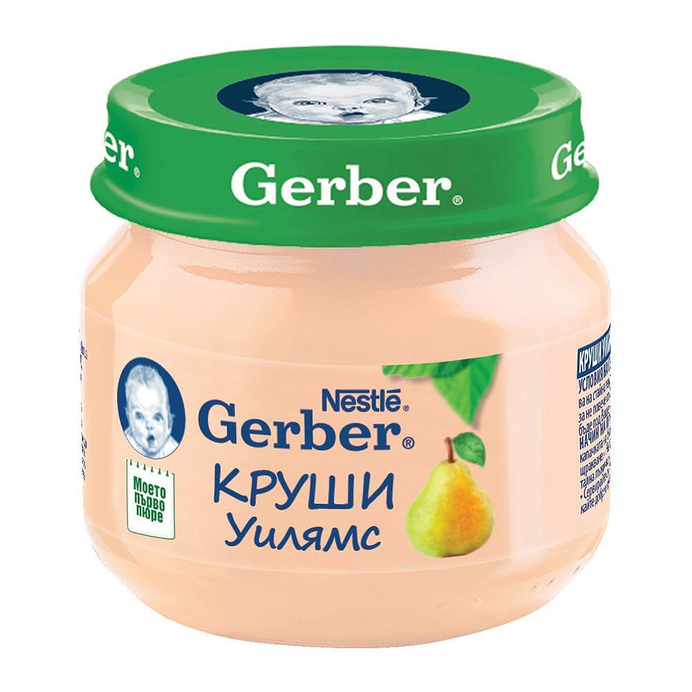 NESTLE GERBER Моето първо пюре круши Уилямс 80g