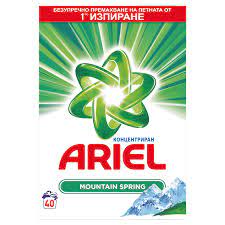 ARIEL Планинска Пролет 40 пранета 2,6 кг