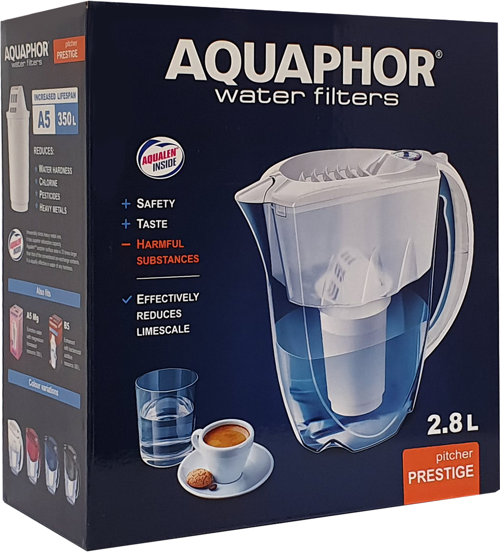 AQUAPHOR Prestige Филтрираща Кана 2.8L Черри A5