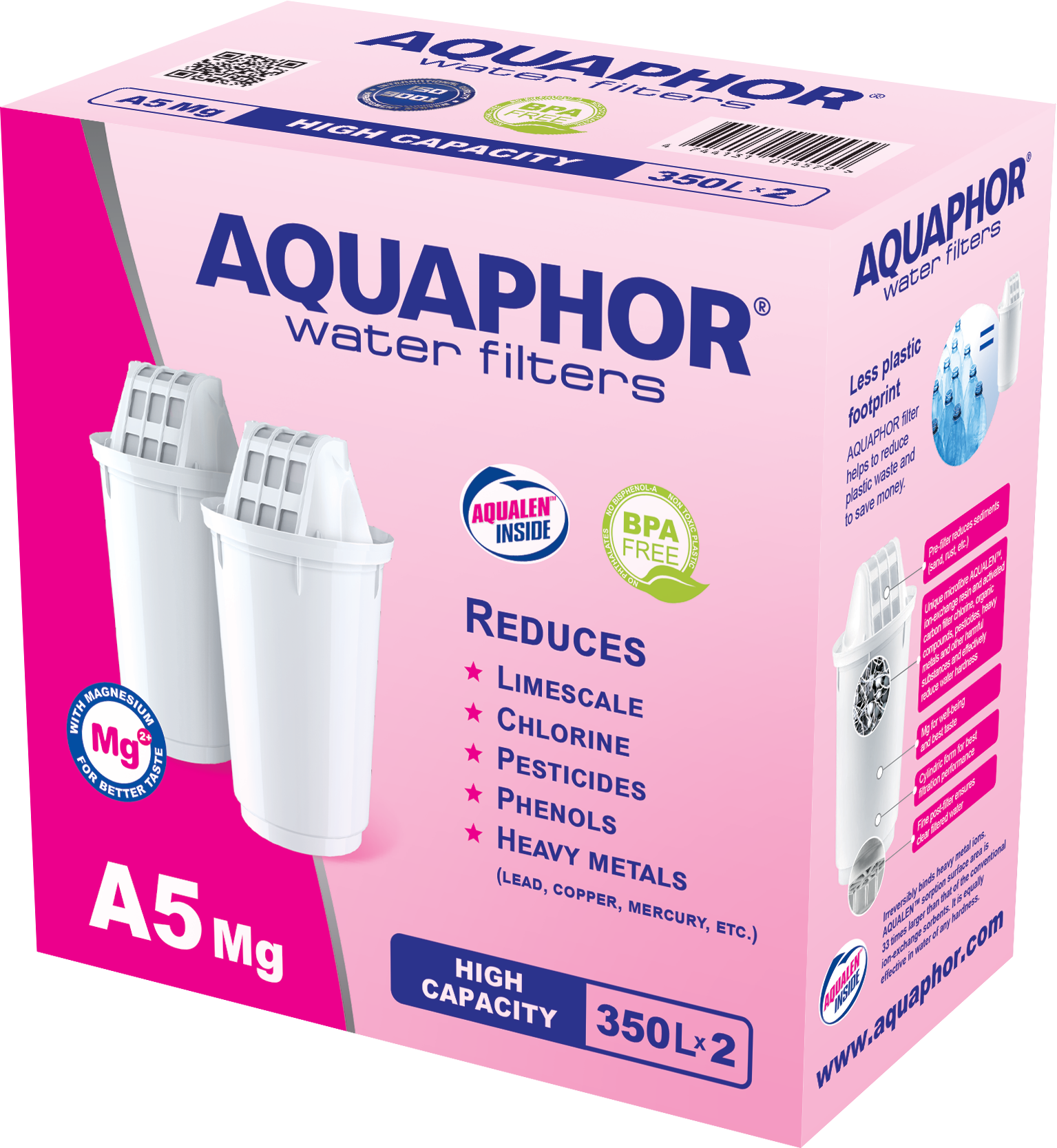 AQUAPHOR Филтриращ модул A5 Магнезий 350L x 2