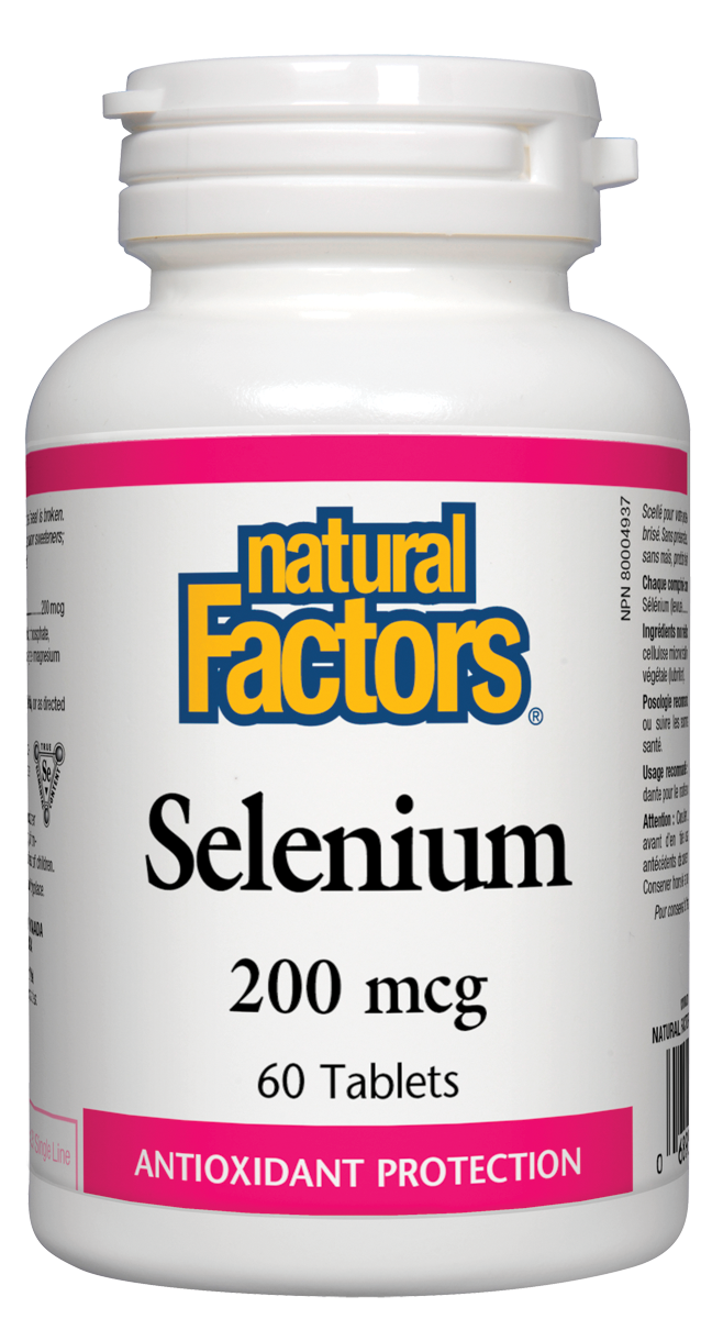 NATURAL FACTORS SELENIUM 200mcg x 60 tabl