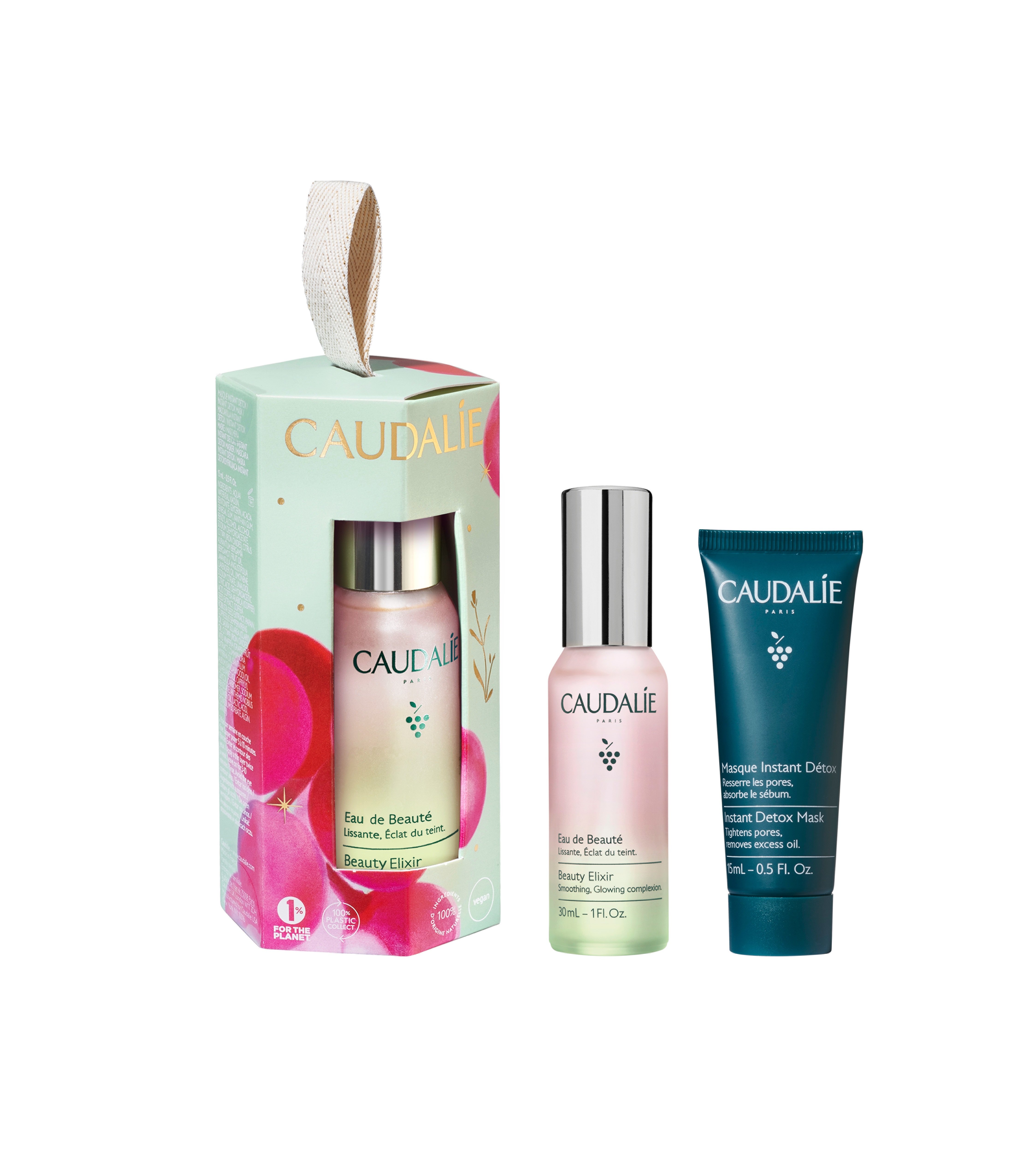 CAUDALIE PROMO Еликсир за Красота 30ml + Мигновена детокс маска 15 ml