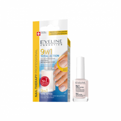 EVELINE Foot Nails Therapy Интенз. заздравител Total Action 9в1 12ml