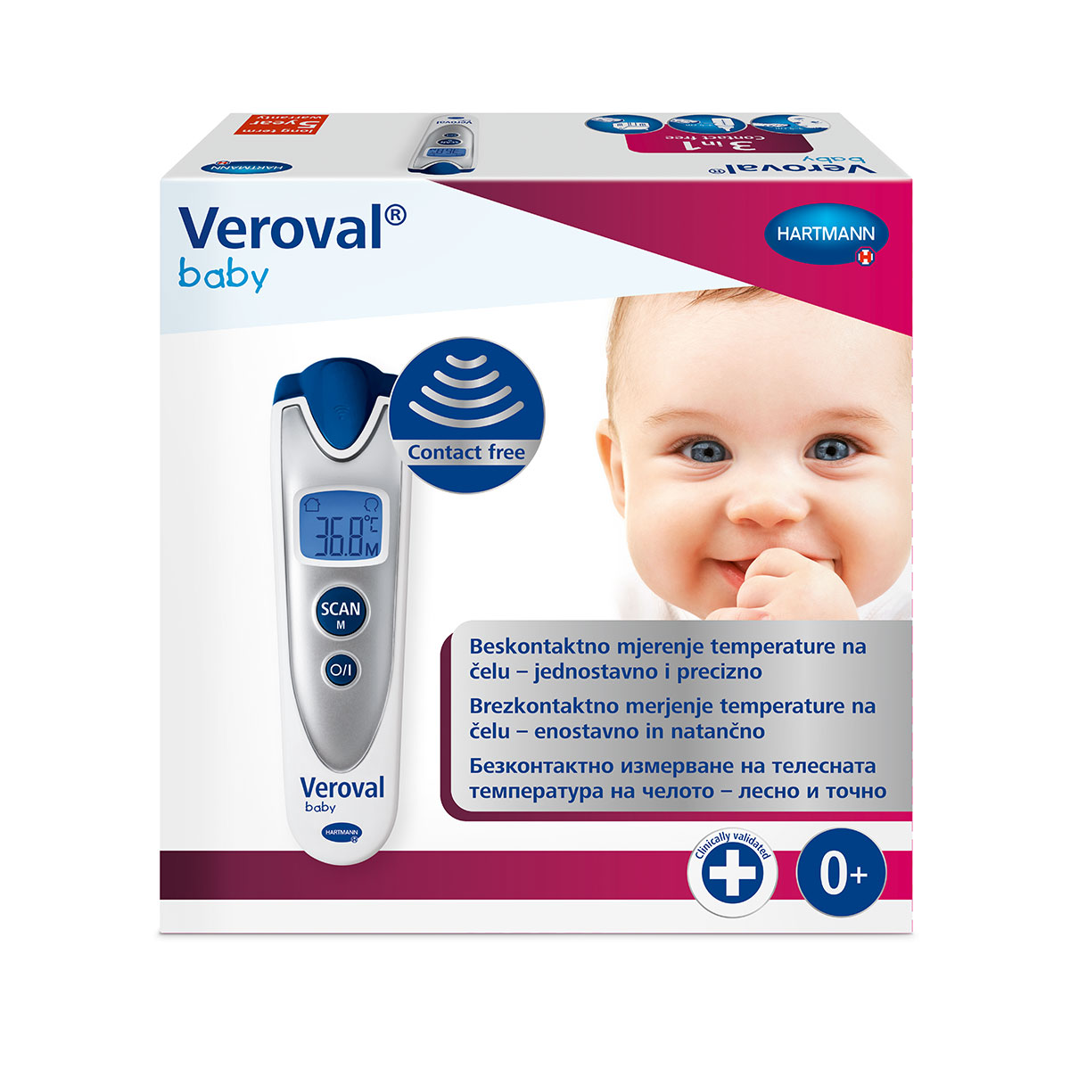 HARTMANN VEROVAL Baby-безконтактен инфрачервен термометър /925073