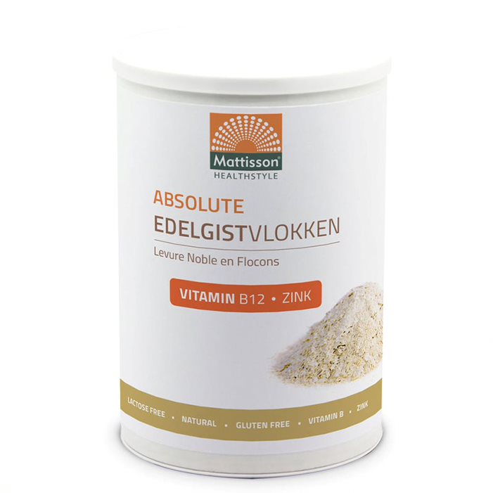 MATTISSON Absolute Edelgistvlokken met Vitamine B + Zink Хранителна Мая с витамин В12 + Цинк x 200 g powder