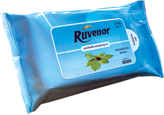 FORTEX RUVENOR кърпи мокри за хемороиди х 20