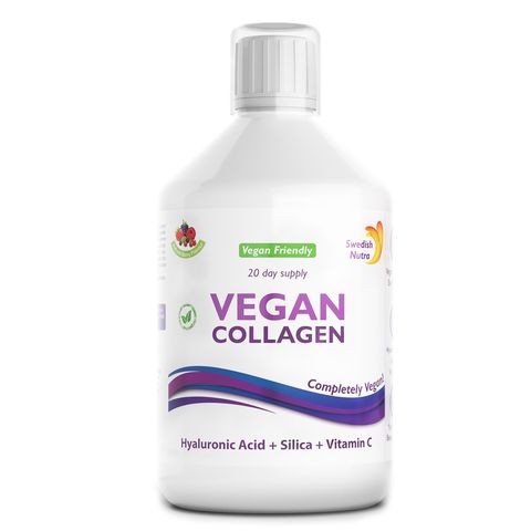 SWEDISH NUTRA VEGAN Течна хиалуронова киселина 100mg за здрави стави (ВЕГАН) - 500ml