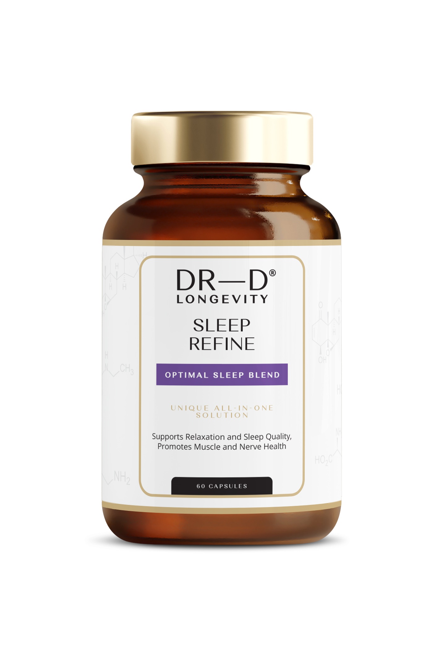 DR-D Longevity SLEEP REFINE за оздравителен и подмладяващ сън x 60 caps