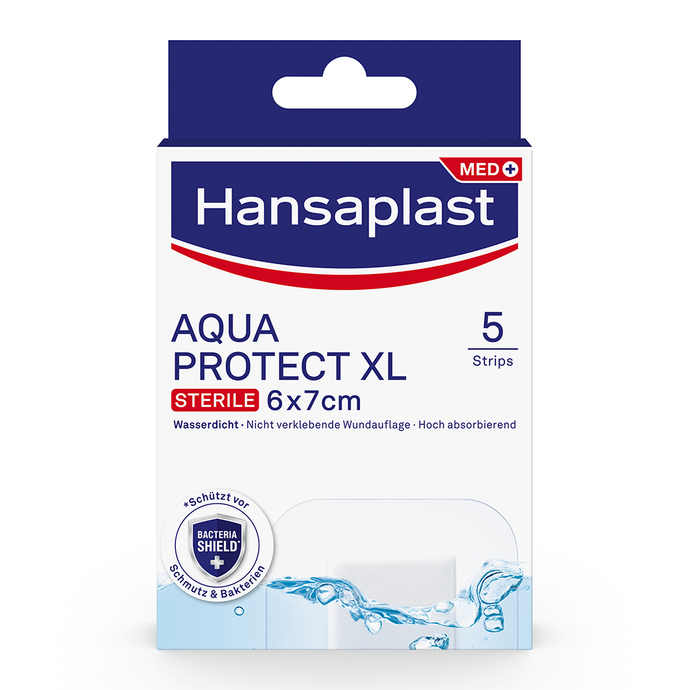 HANSAPLAST AQUAPROTECT водоустойчиви пластири xl 6см x 7см x 5