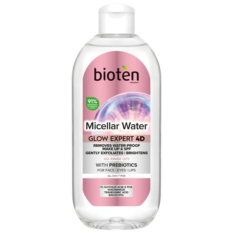 BIOTEN GLOW EXPERT 4D Мицеларна вода, 400мл.
