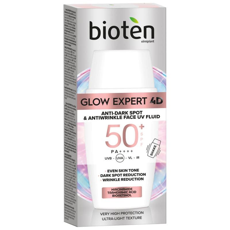 BIOTEN GLOW EXPERT 4D Флуид СПФ50, 50мл.