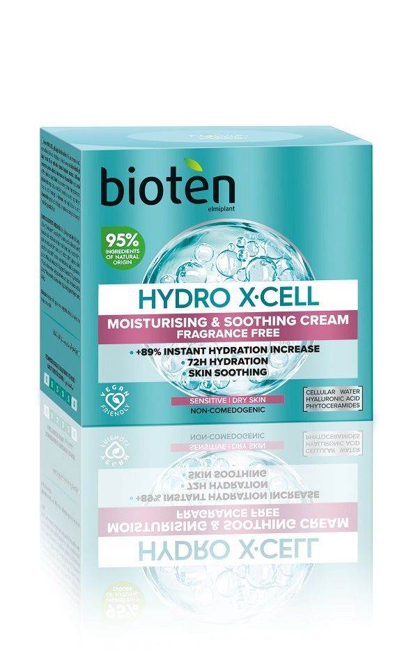 BIOTEN HYDRO XCELL Дневен крем за чувствителна кожа, 50мл