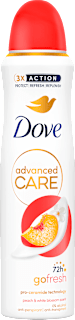 Дезодорант advanced Care Peach and White Blossom, 150 ml