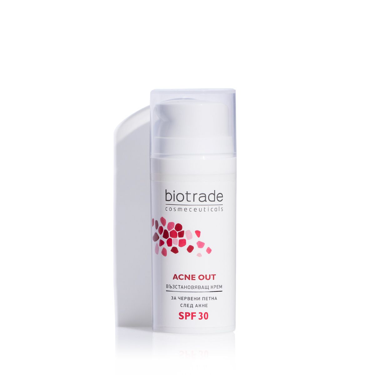 BIOTRADE ACNE OUT Възстановяващ крем след акне SPF30, 30 мл.