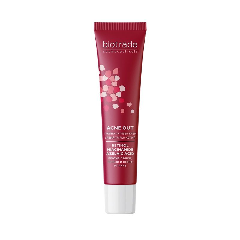 BIOTRADE ACNE OUT Тройно активен крем, 30мл