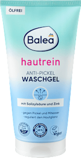 Почистващ гел за лице Против пъпки hautrein, 150 ml