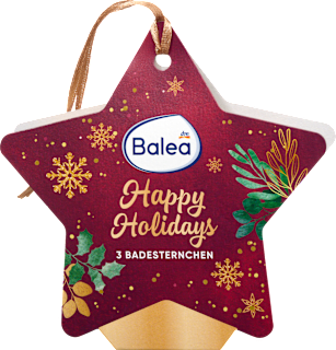 Комплект с три бомбички за вана Happy Holidays, 1 бр