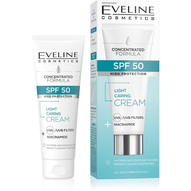 EVELINE Хидратиращ крем за лице с ниацинамид SPF 50 , 30 мл