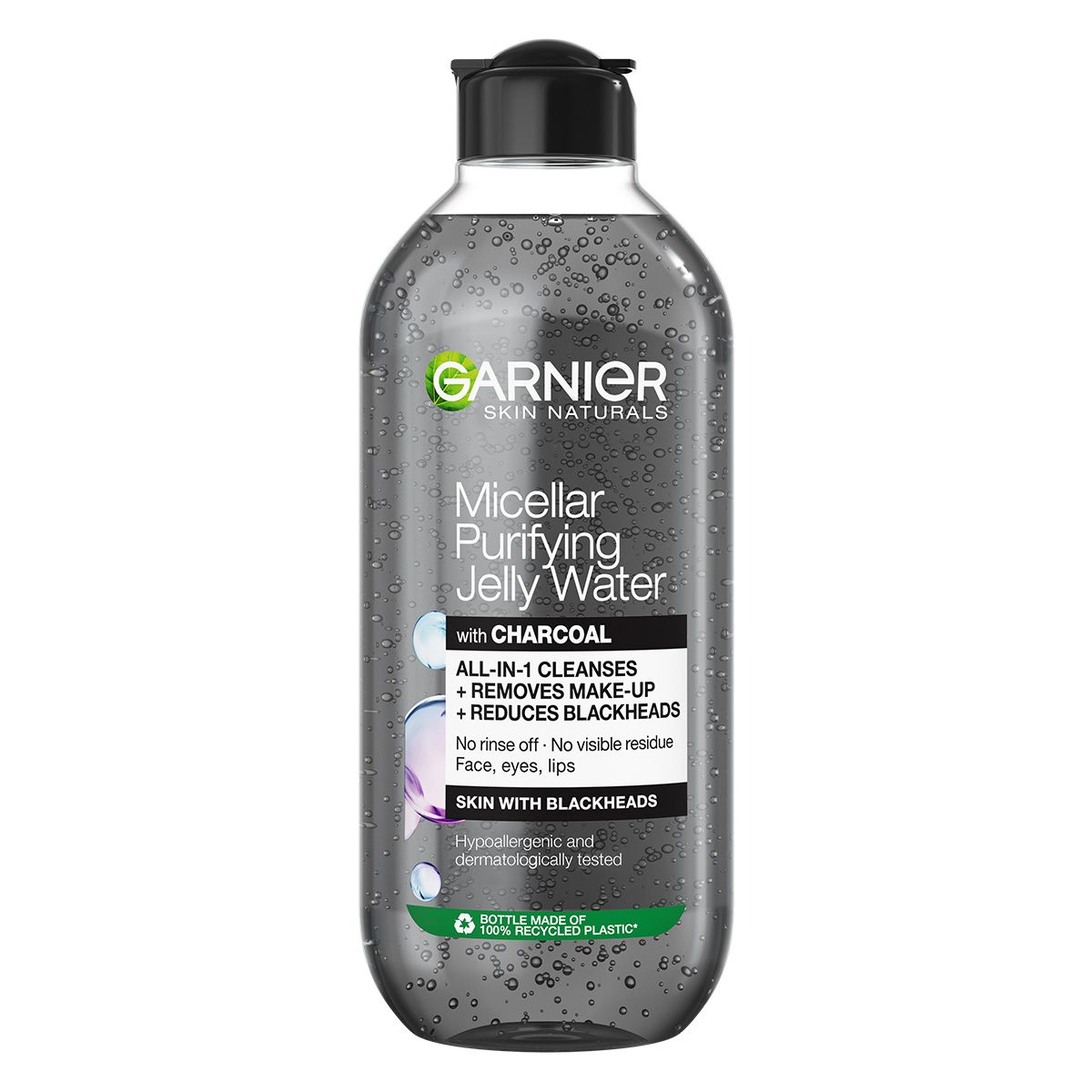 GARNIER SKIN NATURALS CHARCOAL Почистваща мицеларна гел, 400 мл