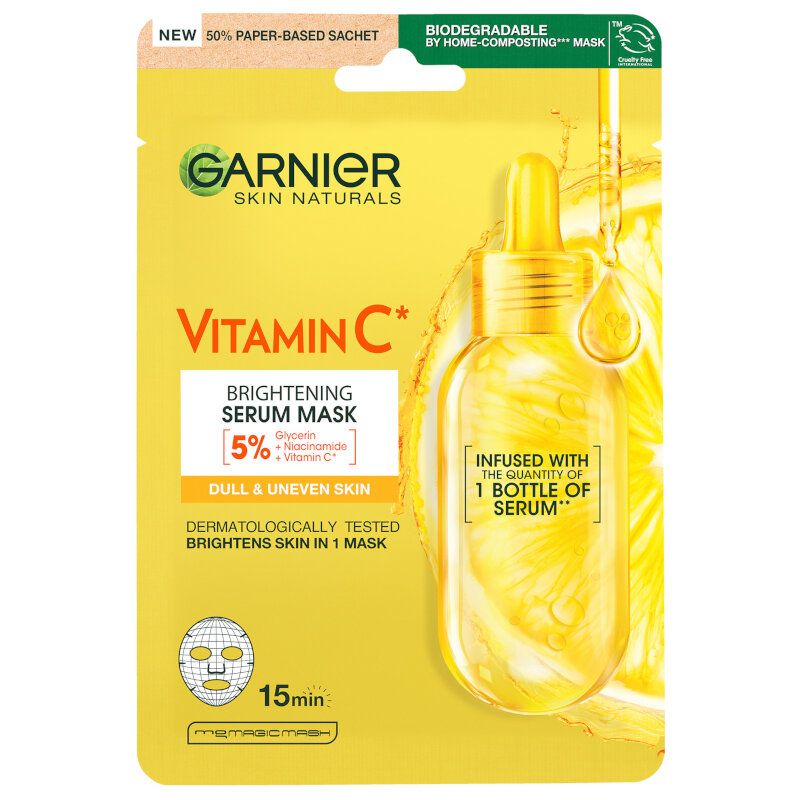 GARNIER SKIN NATURALS Хартиена маска витамин C 28 гр